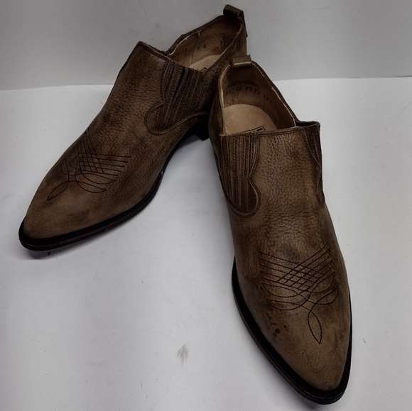 Frye Billy Shootie Western ankle leather brown/distressed 9B (discontinued) - Picture 11 of 11